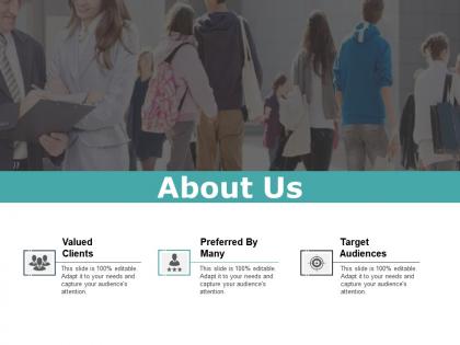 About us presentation layouts
