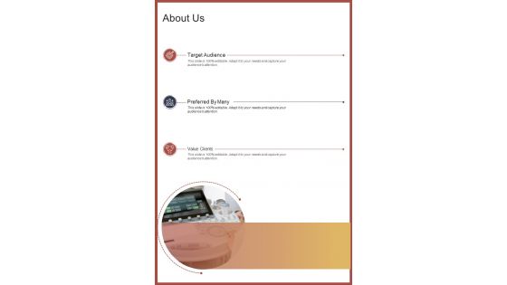 About Us Printing Proposal Template One Pager Sample Example Document