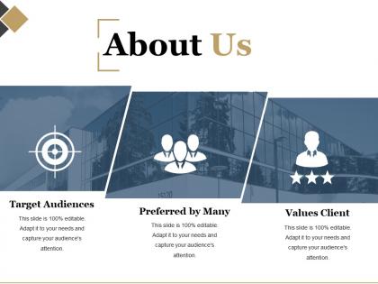 About us template powerpoint presentation examples