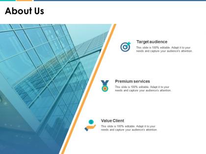 About us value client f140 ppt powerpoint presentation outline structure