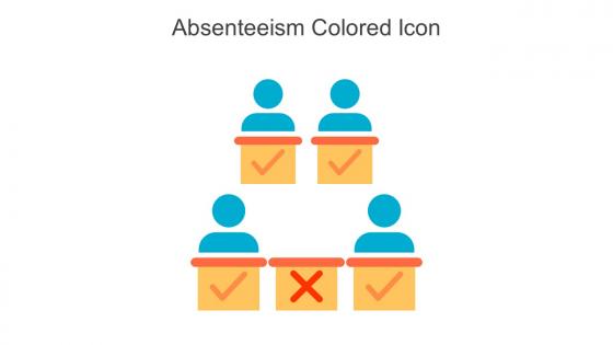 Absenteeism Colored Icon In Powerpoint Pptx Png And Editable Eps Format