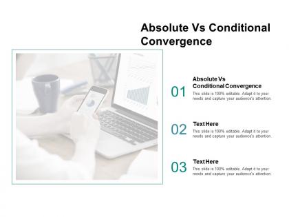 Absolute vs conditional convergence ppt powerpoint presentation infographic template icon cpb