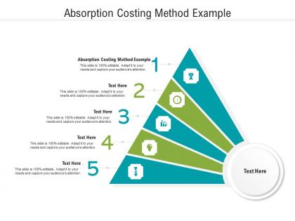 Absorption costing method example ppt powerpoint presentation summary clipart cpb