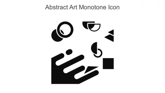 Abstract Art Monotone Icon In Powerpoint Pptx Png And Editable Eps Format