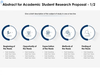 Abstract for academic student research proposal l1715 ppt powerpoint inspiration