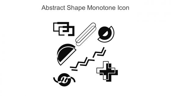 Abstract Shape Monotone Icon In Powerpoint Pptx Png And Editable Eps Format