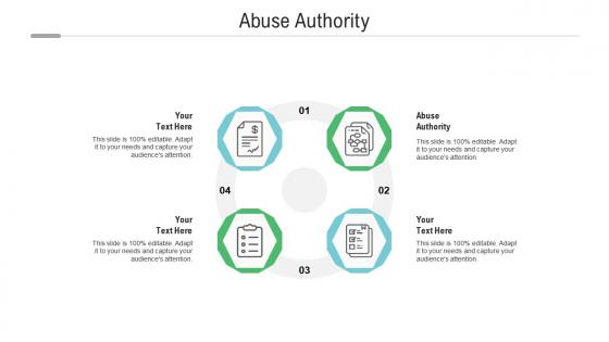 Abuse authority ppt powerpoint presentation summary brochure cpb