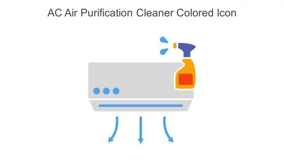 AC Air Purification Cleaner Colored Icon In Powerpoint Pptx Png And Editable Eps Format