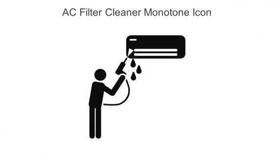 AC Filter Cleaner Monotone Icon In Powerpoint Pptx Png And Editable Eps Format