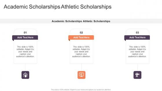 Academic Scholarships Athletic Scholarships In Powerpoint And Google Slides Cpb