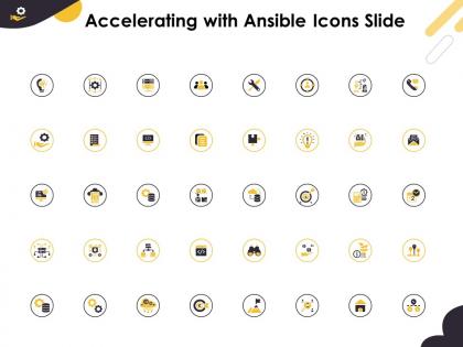 Accelerating with ansible icons slide ppt powerpoint presentation visual aids styles