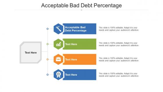 Acceptable bad debt percentage ppt powerpoint presentation infographics inspiration cpb