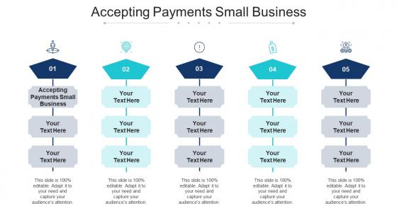 Accepting Payments Small Business Ppt Powerpoint Presentation Summary Cpb