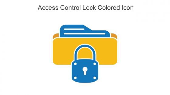 Access Control Lock Colored Icon In Powerpoint Pptx Png And Editable Eps Format