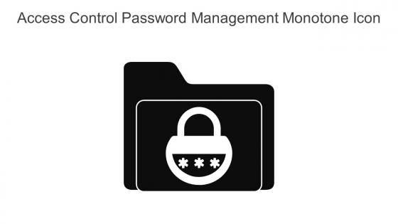 Access Control Password Management Monotone Icon In Powerpoint Pptx Png And Editable Eps Format