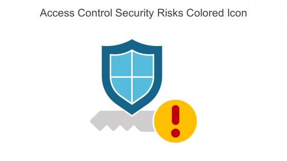 Access Control Security Risks Colored Icon In Powerpoint Pptx Png And Editable Eps Format