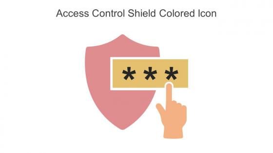 Access Control Shield Colored Icon In Powerpoint Pptx Png And Editable Eps Format