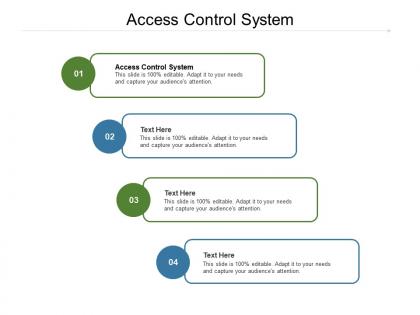 Access control system ppt powerpoint presentation layouts inspiration cpb