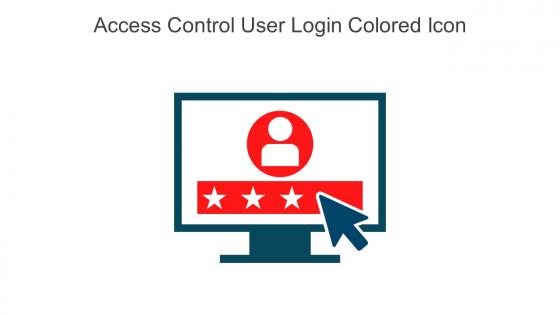 Access Control User Login Colored Icon In Powerpoint Pptx Png And Editable Eps Format
