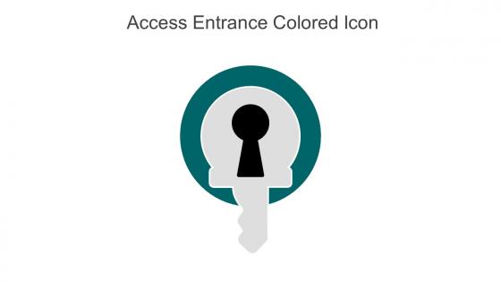 Access Entrance Colored Icon In Powerpoint Pptx Png And Editable Eps Format