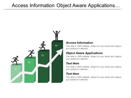 Access information object aware applications processes operations