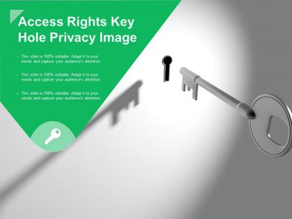 Access rights key hole privacy image