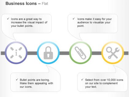 Access to information security supplies tools ppt icons graphics