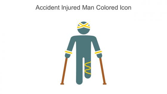 Accident Injured Man Colored Icon In Powerpoint Pptx Png And Editable Eps Format
