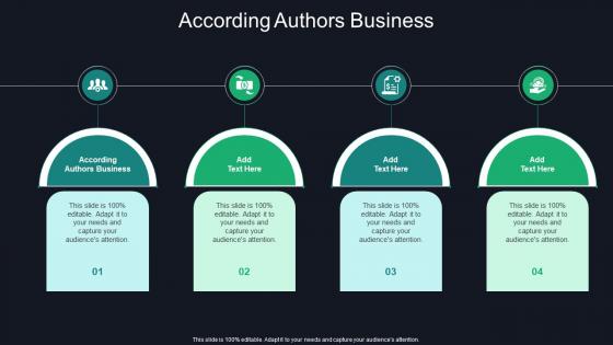 According Authors Business In Powerpoint And Google Slides Cpb