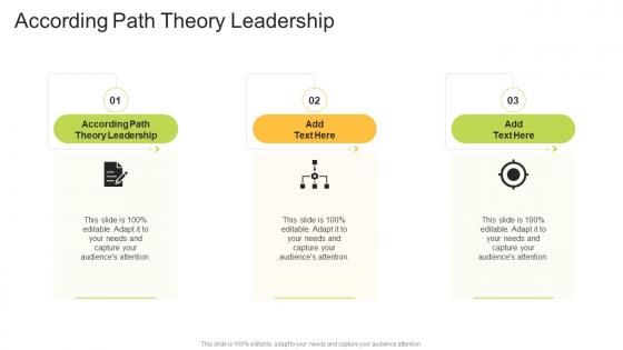 According Path Theory Leadership In Powerpoint And Google Slides Cpb