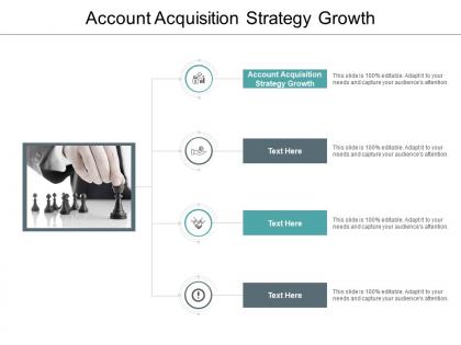 Account acquisition strategy growth ppt powerpoint presentation slides images cpb