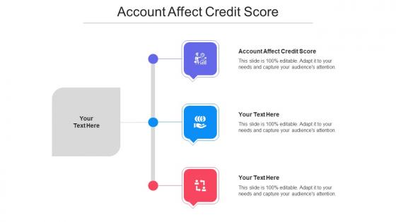 Account Affect Credit Score Ppt Powerpoint Presentation Professional Slides Cpb