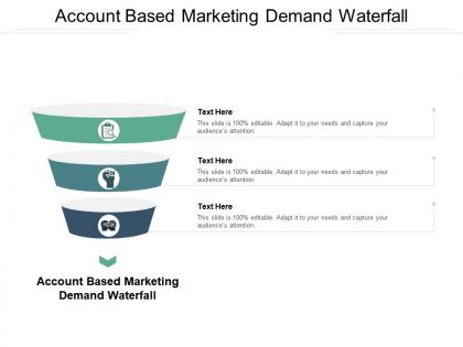 Account based marketing demand waterfall ppt powerpoint presentation gallery background images cpb