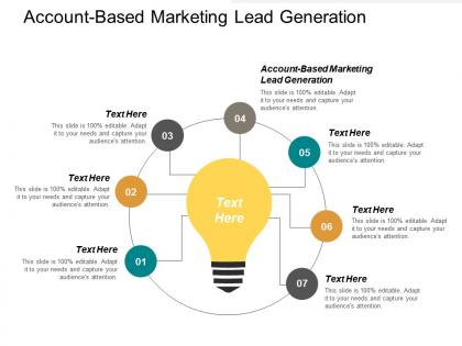 Account based marketing lead generation ppt powerpoint presentation diagram images cpb