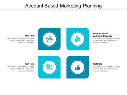 Account based marketing planning ppt powerpoint presentation layouts clipart cpb