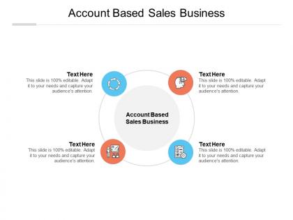 Account based sales business ppt powerpoint presentation layouts aids cpb