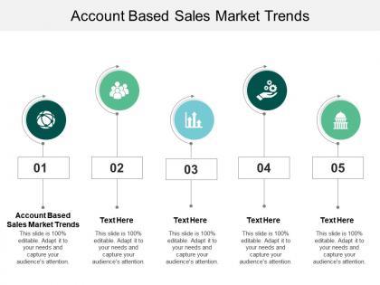 Account based sales market trends ppt powerpoint presentation infographics deck cpb