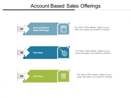 Account based sales offerings ppt powerpoint presentation icon show cpb