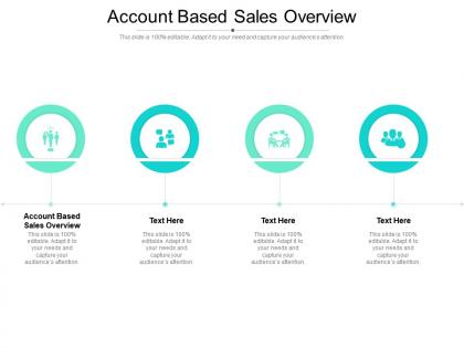 Account based sales overview ppt powerpoint designs download cpb