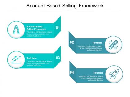 Account based selling framework ppt powerpoint presentation icon background image cpb