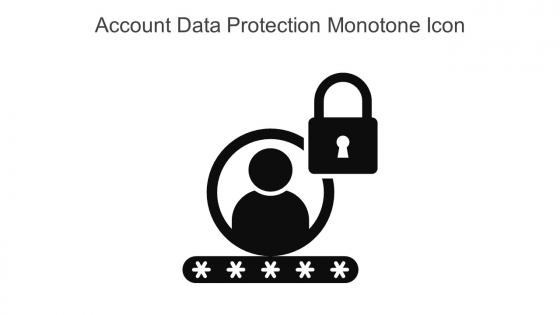 Account Data Protection Monotone Icon In Powerpoint Pptx Png And Editable Eps Format