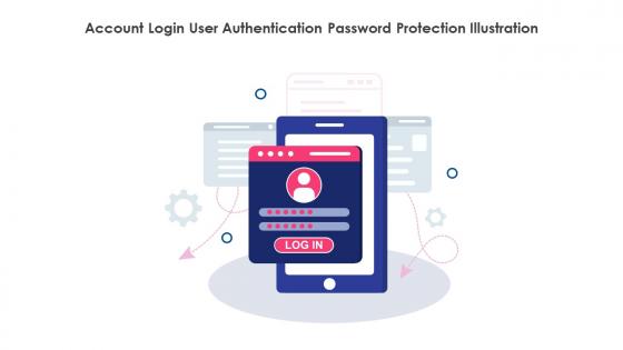 Account Login User Authentication Password Protection Illustration