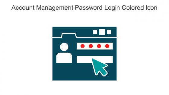 Account Management Password Login Colored Icon In Powerpoint Pptx Png And Editable Eps Format