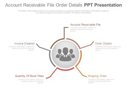 Account receivable file order details ppt presentation