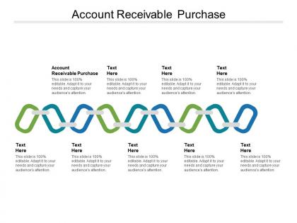 Account receivable purchase ppt powerpoint presentation themes cpb