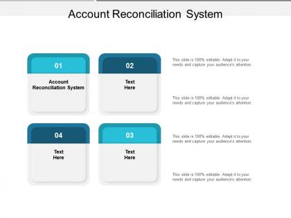 Account reconciliation system ppt powerpoint presentation styles portrait cpb