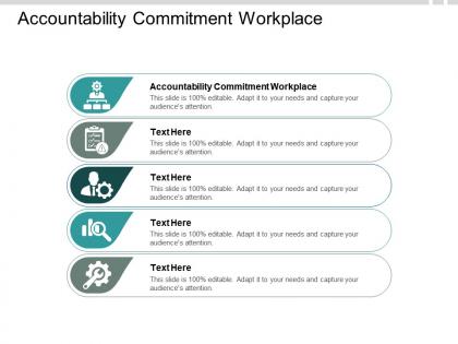 Accountability commitment workplace ppt powerpoint presentation pictures design ideas cpb