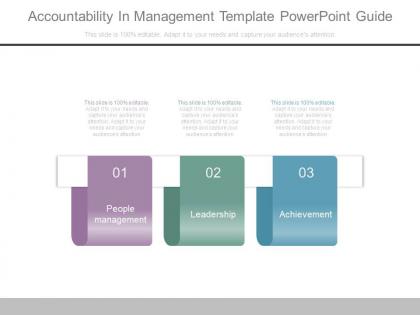 Accountability in management template powerpoint guide
