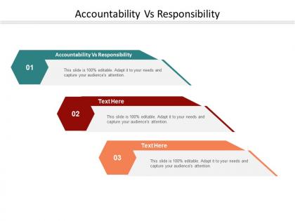 Accountability vs responsibility ppt powerpoint presentation inspiration design ideas cpb