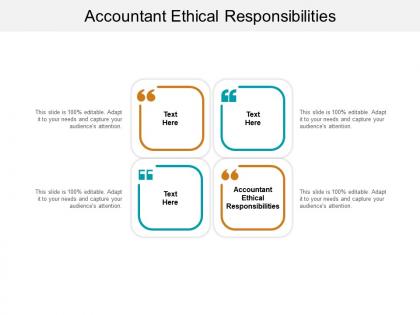 Accountant ethical responsibilities ppt powerpoint presentation gallery summary cpb
